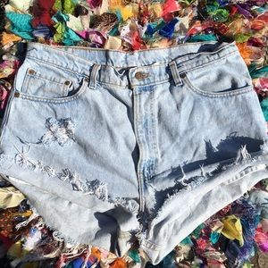 VINTAGE DENIM SHORTS LEVI 550
